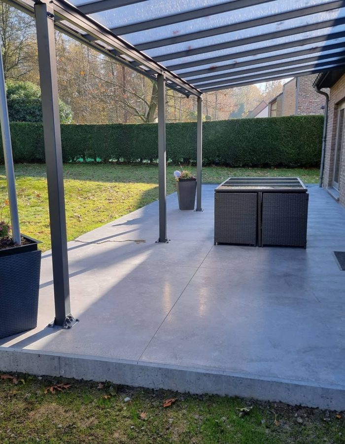 terrasse béton liege