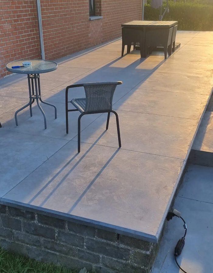 terrasse béton